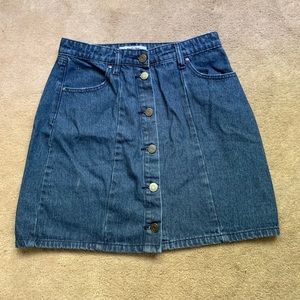 Forever 21 Jean Skirt